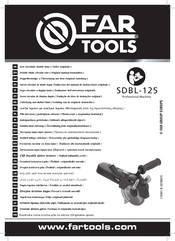 Far Tools SDBL-125 Notice Originale