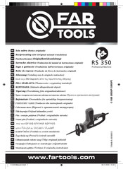 Far Tools RS 350 Notice Originale