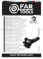 Far Tools RDP601 Notice Originale