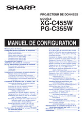 Sharp XG-C455W Manuel De Configuration