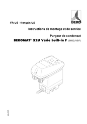 Beko BEKOMAT 32U Vario built-in F Instructions De Montage Et De Service