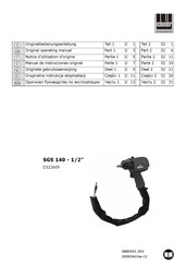 Schneider Airsystems SGS 140-1/2 Notice D'utilisation D'origine