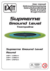 Exit Supreme Ground Level Round Mode D'emploi