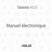 Asus ME176C Manuel Électronique