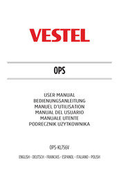 VESTEL OPS-KL756V Manuel D'utilisation