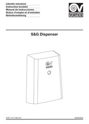 Vortice S&G Dispenser Notice D'emploi Et D'entretien