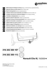 Westfalia Automotive 316 252 300 107 Notice De Montage Et D'utilisation