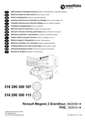 Westfalia Automotive 316 290 300 107 Notice De Montage Et D'utilisation