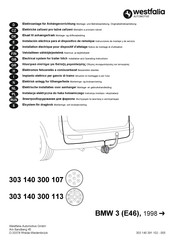 Westfalia Automotive 303 140 300 107 Notice De Montage Et D'utilisation