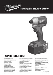 Milwaukee M18 BLID2 Notice Originale