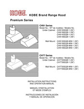 KOBE CH9142SQB-1 Manuel D'installation Et Mode D'emploi