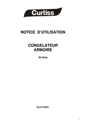 Curtiss OCA 5100PL Notice D'utilisation