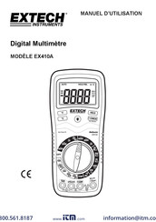 Extech Instruments EX410A Manuel D'utilisation