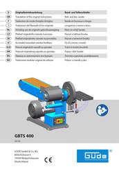 Güde GBTS 400 Traduction Du Mode D'emploi D'origine