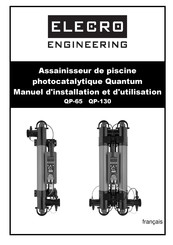 Elecro Engineering QP-130 Manuel D'installation Et D'utilisation