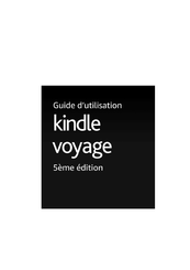 Kindle Voyage Guide D'utilisation