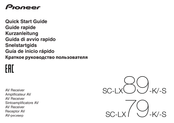 Pioneer SC-LX89-S Guide Rapide