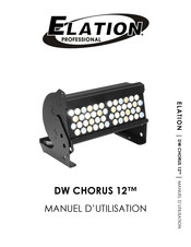 Elation Professional ELATION DW CHORUS 12 Manuel D'utilisation