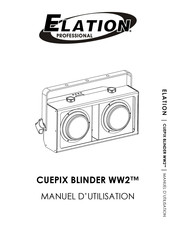 Elation Professional CUEPIX BLINDER WW2 Manuel D'utilisation