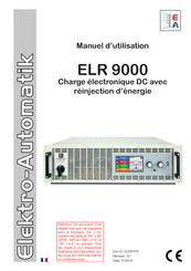 Elektro-Automatik ELR 9080-510 Manuel D'utilisation