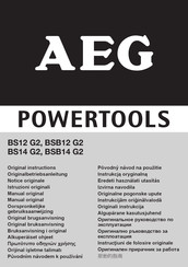 AEG BS14 G2 Mode D'emploi