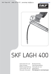 Skf LAGH 400 Mode D'emploi