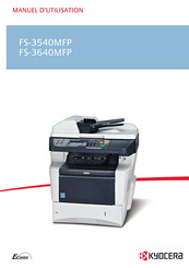 Kyocera Ecosys FS-3540MFP Manuel D'utilisation