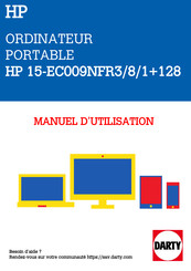 HP 15-EC009NFR3/8/1+128 Manuel De L'utilisateur