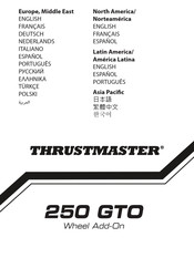 Thrustmaster 250 GTO Wheel Add-On Manuel D'utilisation