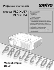 Sanyo PLC-XU87 Mode D'emploi