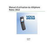 Nokia 2652 Manuel D'utilisation