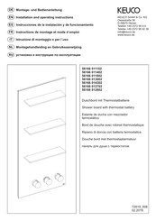 KEUCO METIME SPA 56166 011102 Instructions De Montage Et Mode D'emploi