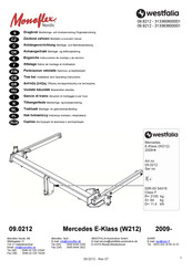 Westfalia 313363600001 Notice De Montage Et D'utilisation