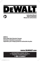 Dewalt DWV012 Guide D'utilisation