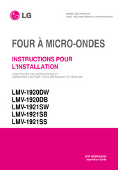 LG LMV-1921SW Instructions Pour L'installation