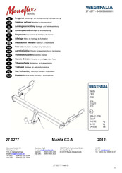 Westfalia 343053600001 Notice De Montage Et D'utilisation