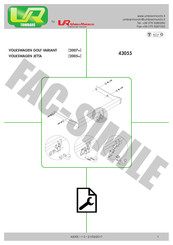 UMBRA RIMORCHI 43055 Instructions De Montage