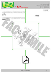 UMBRA RIMORCHI 10002 Instructions De Montage