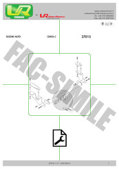 UMBRA RIMORCHI 37015 Instructions De Montage