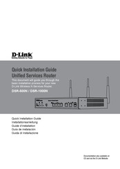 D-Link DSR-1000N Guide D'installation