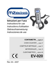 MZ electronic EV-020 Instructions D'utilisation