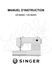 Singer HD 6600C Manuel D'instruction