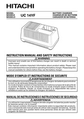Hitachi UC 14YF Mode D'emploi Et Instructions De Securite