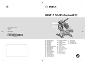 Bosch GCM 10 GDJ Professional Notice Originale