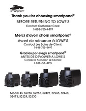 Smartpond 52428 Mode D'emploi