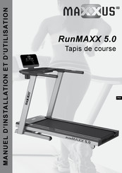 Maxxus RunMAXX 5.0 Manuel D'installation Et D'utilisation