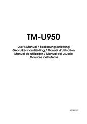 Epson TM-U950P Manuel D'utilisation