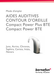 Bernafon Compact Power BTE Mode D'emploi