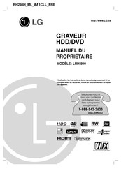 LG LRH-890 Manuel Du Propriétaire