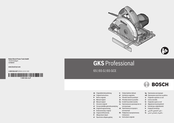 Bosch GKS 65 G Professional Notice Originale